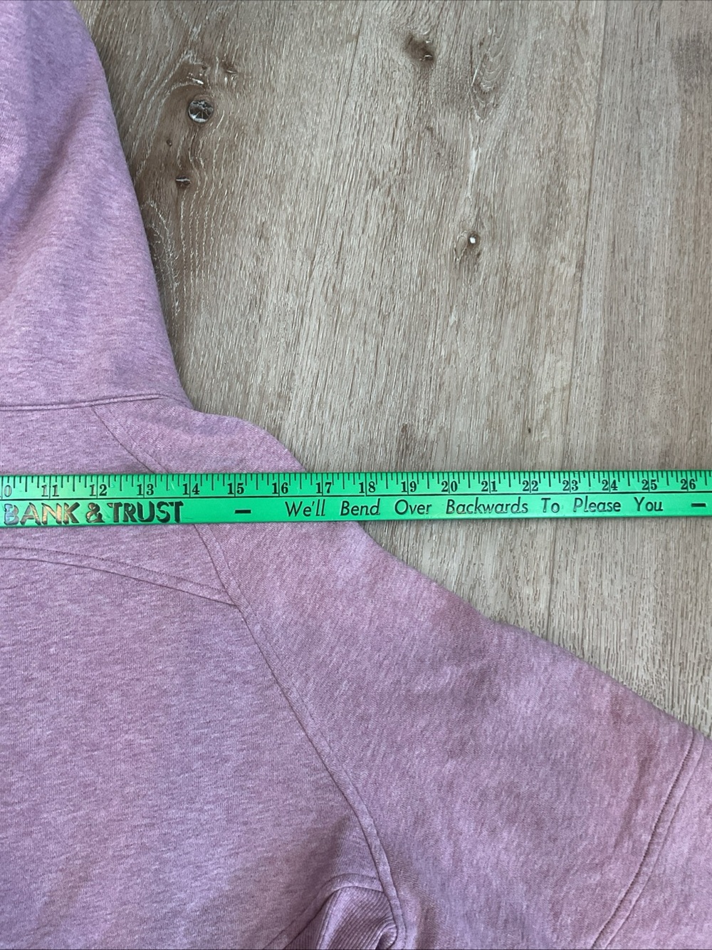 Lululemon - 1/2 Zip Cropped Hooded Sweatshirt - Pinkish Purple - Ladies Sz Med - Picture 6 of 11